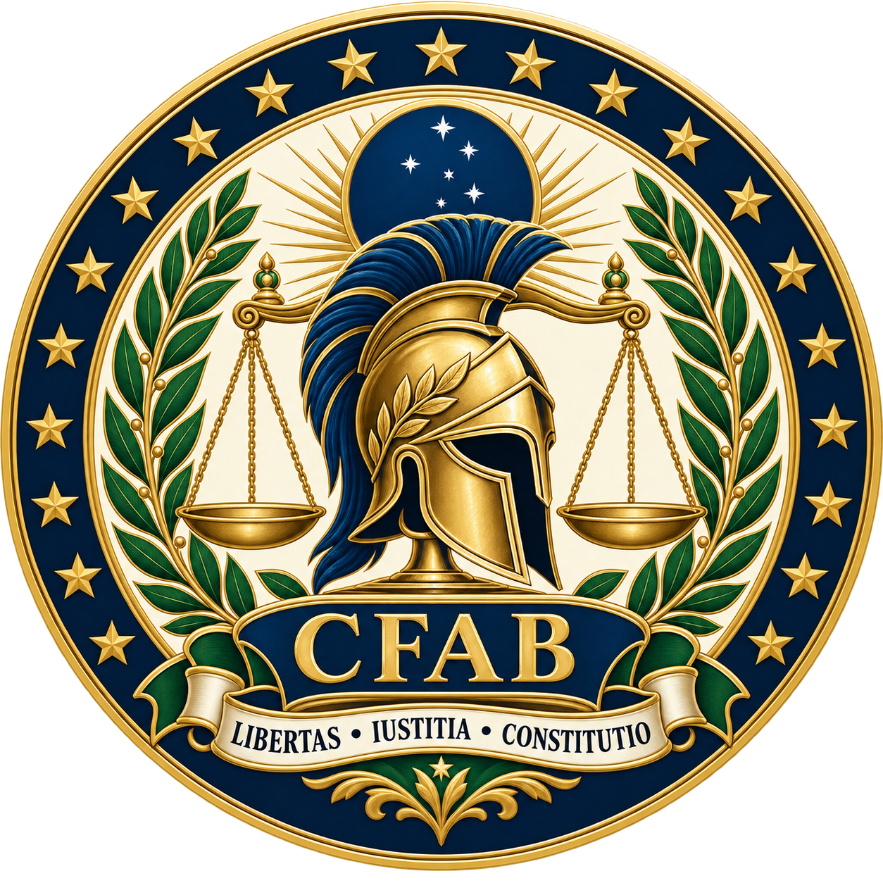 Brasão do Conselho Federal da Advocacia Brasileira — CFAB