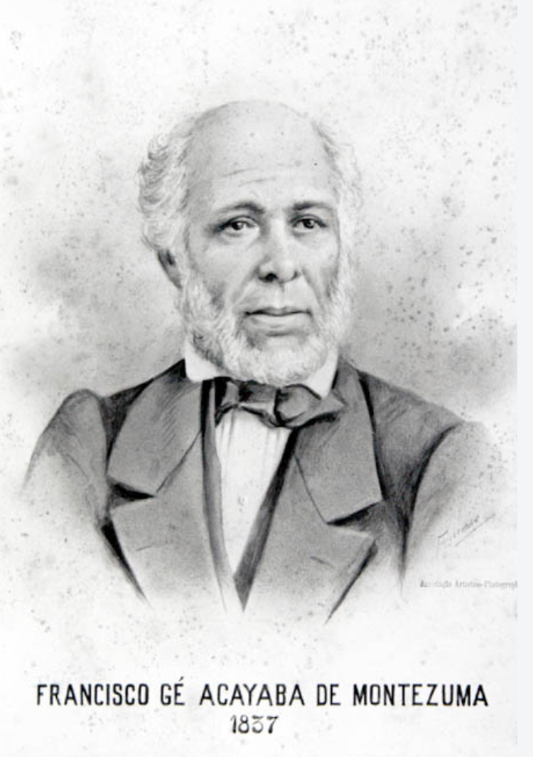 Retrato histórico de Francisco Gê Acayaba de Montezuma